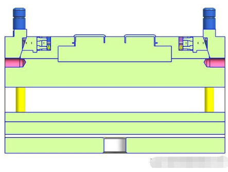 UG模具设计之行位中出司筒模具结构